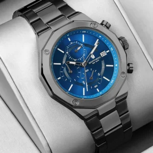 SAPPHERO Men's Watches Luxury Sports Watch Fashion Waterproof Clock Excellence Running Seconds Chronograph Wristwatch Men Gifts