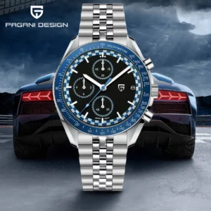PAGANI DESIGN Men's Watches Racing Chronograph Sport Quartz Watch Men Japan VK67 Movt AR Sapphire crystal Wristwatch 2025 New