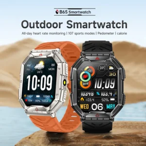 Bozlun Oultdoor Sport Compass Smart Watch For Men Women 650Mah Battery 3ATM Waterproof Voice Assistant Bluetooth Call Smartwatch