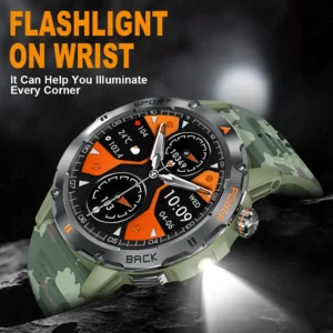 LIGE Smart Watch Man Compass Military IP68 Waterproof Watches Men Bluetooth Call Outdoor Sport Smartwatch For Xiaomi Android IOS