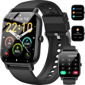 Jxrev Smart Watch, 1.85" Sports Watch for IP68 Waterproof, 110+ Sport Modes, Fitness Activity Tracker, Ultra Thin Watch.