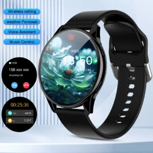 Smartwatch, call reminder/rejection, message reminder view, multi-sport mode, music playback, suitable for men/women